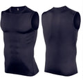 Playera de compresión sin mangas para gym- chaleco deportivo hombre