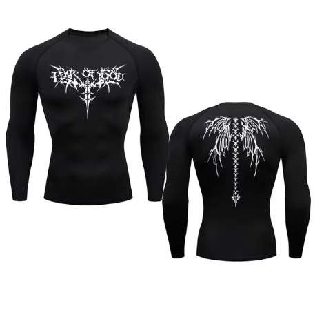 Camisetas de Gimnasio de Secado Rápido con Estampado