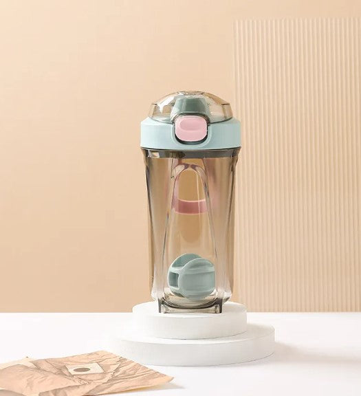 Vaso shaker anti-grumos 500-600 ML mezclador de proteína portátil