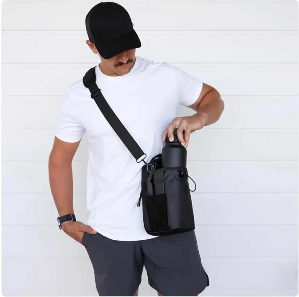 Bolsa de Gimnasio con Portabotellas Exterior