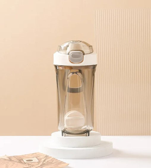 Vaso shaker anti-grumos 500-600 ML mezclador de proteína portátil