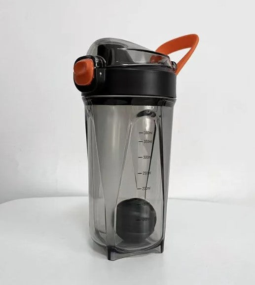 Vaso shaker anti-grumos 500-600 ML mezclador de proteína portátil