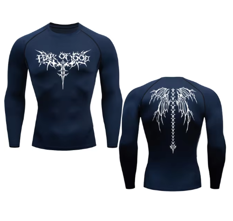 Camisetas de Gimnasio de Secado Rápido con Estampado