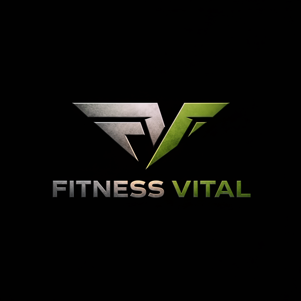 Fitness Vital Logo fondo negro